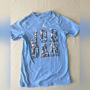 Nike Jordan Kids Light Blue Geometric Tee